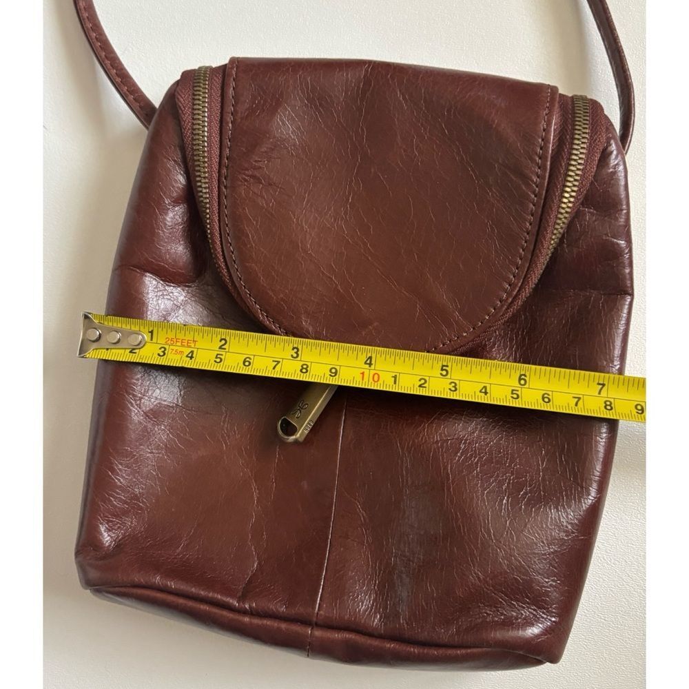 Vintage HOBO Fern Crossbody Handbag in Cognac ~ Excellent - Picture 4 of 7
